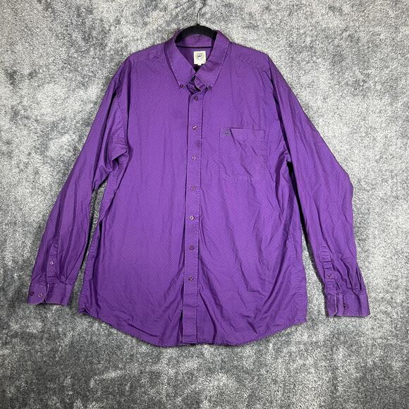 Cinch Shirt Mens XL Purple Western Button Down Long Sleeve Cowboy Rodeo Classic - Picture 1 of 10